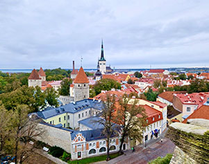 Tallin die estnische Hauptstadt.