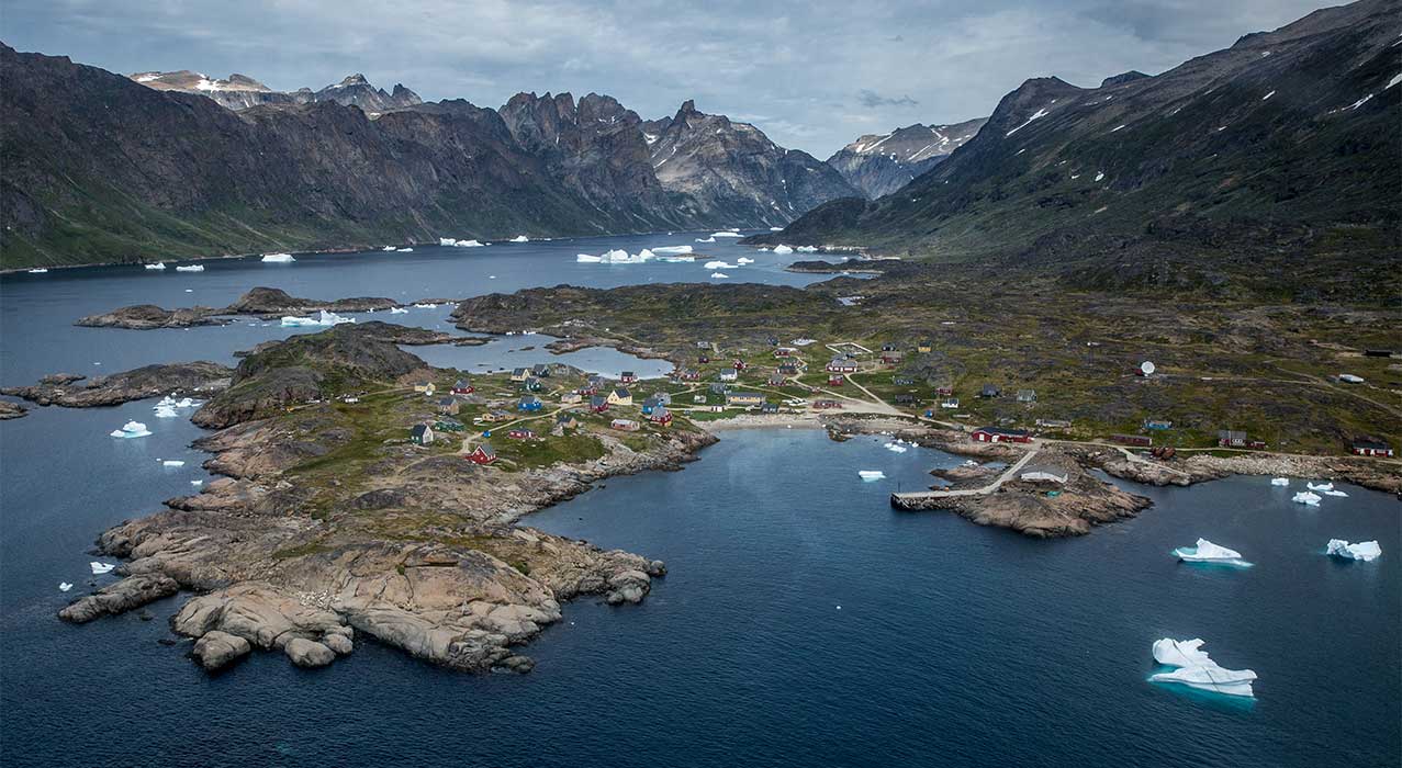 Blick auf das Dorf Nersarmiit. (Bild: Mads Phil - Visit Greenland)