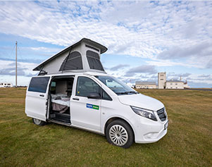 Der Camper Mercedes-Benz Campstar in Island