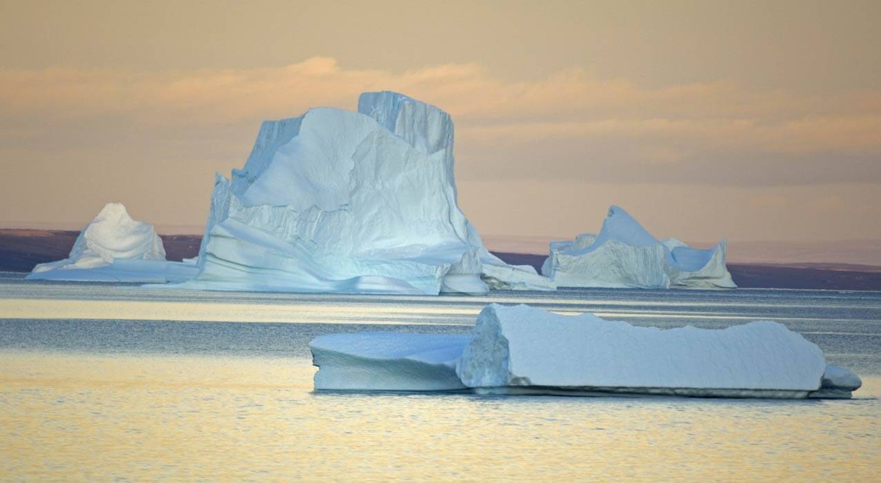 Eisberge in Grönland - Quelle: Magnus Elander, Visit Greenland